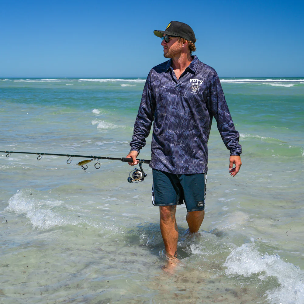 Reeflex Fishing Jersey - Charcoal Camo - Image 4