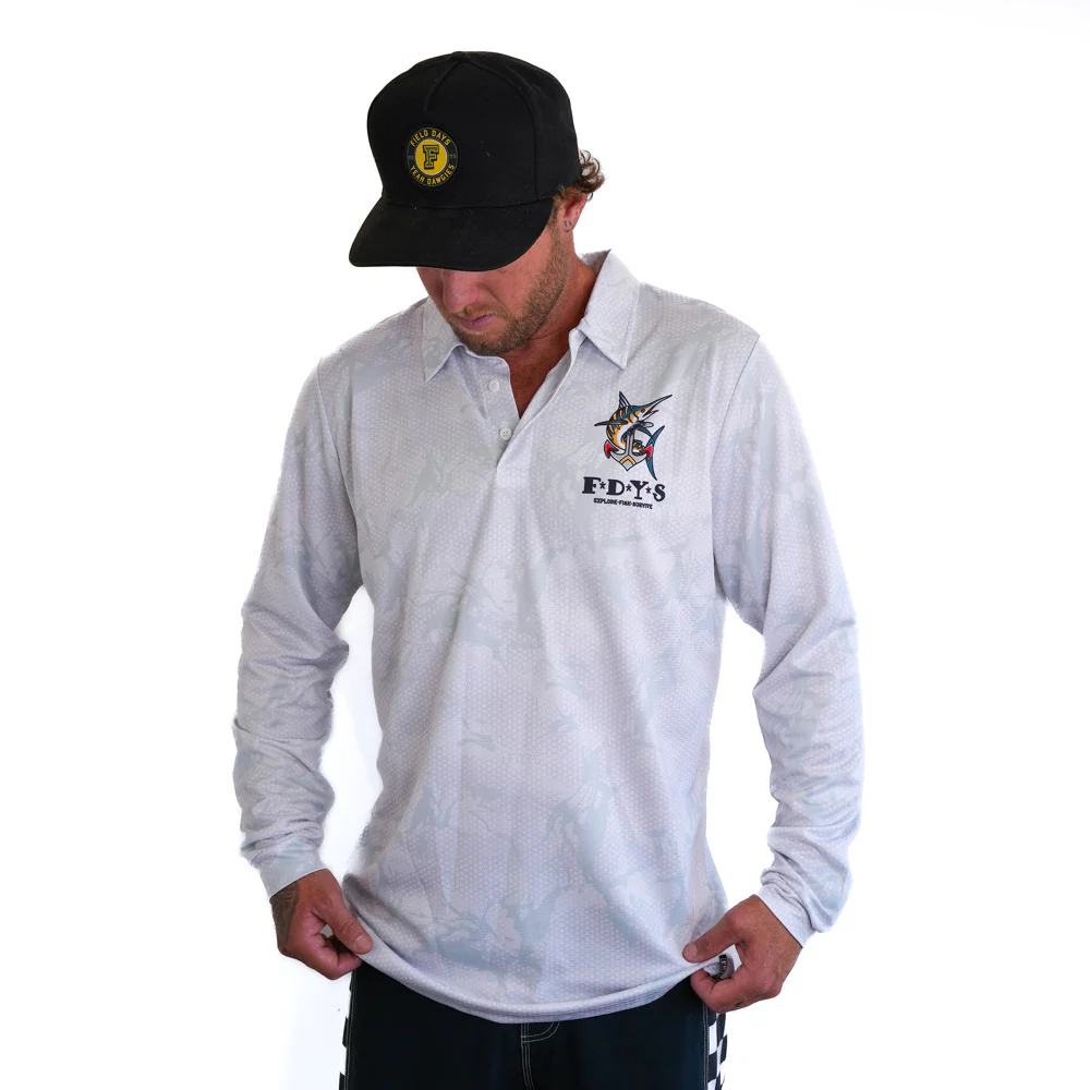 Reeflex Fishing Jersey - White Camo - Image 2
