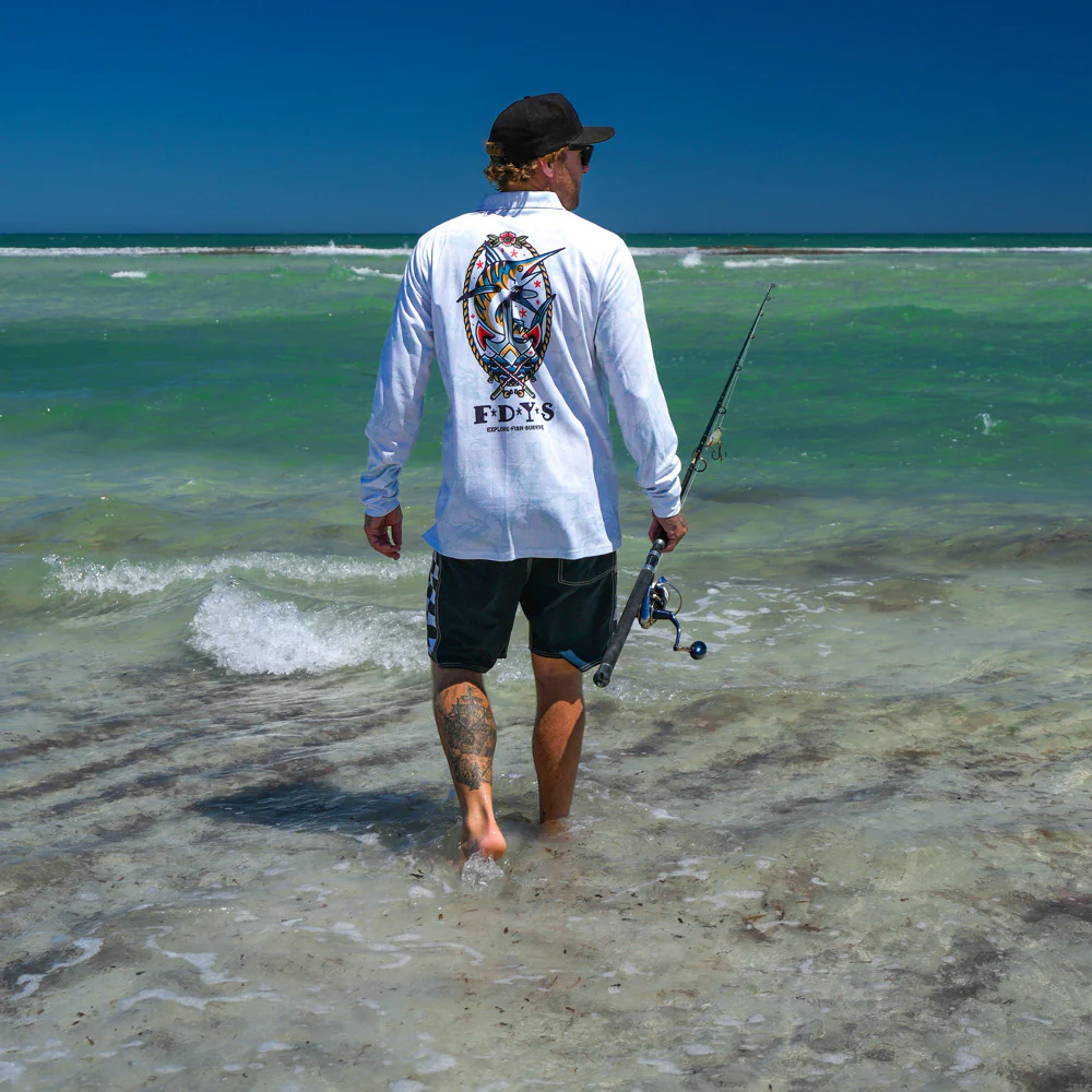 Reeflex Fishing Jersey - White Camo - Image 3