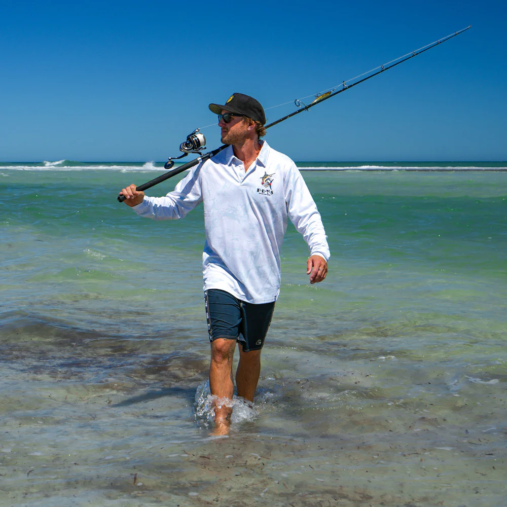 Reeflex Fishing Jersey - White Camo - Image 4