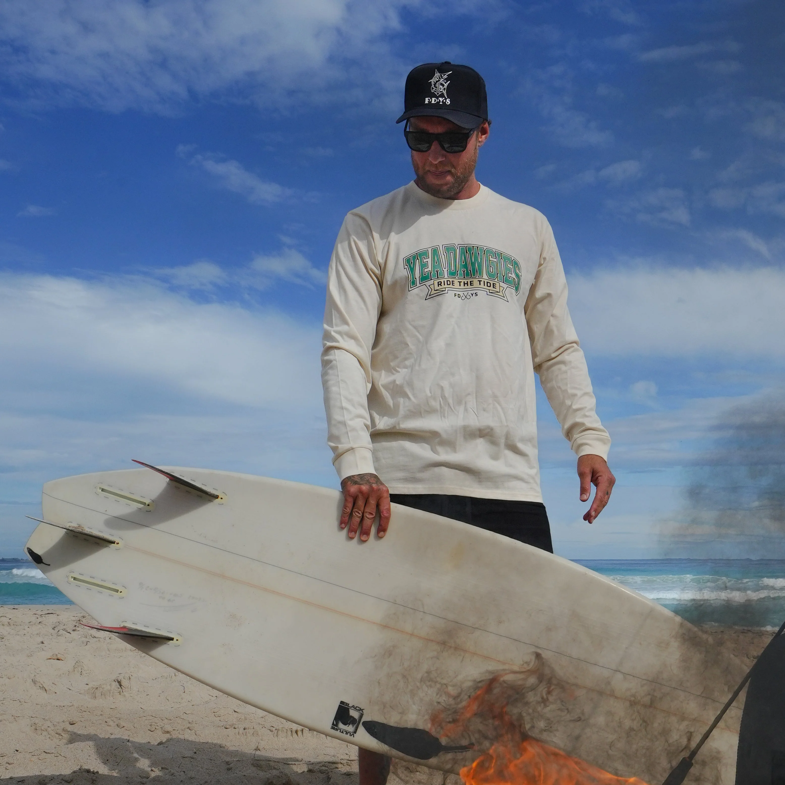Ride the Tide Long Sleeve - Beige