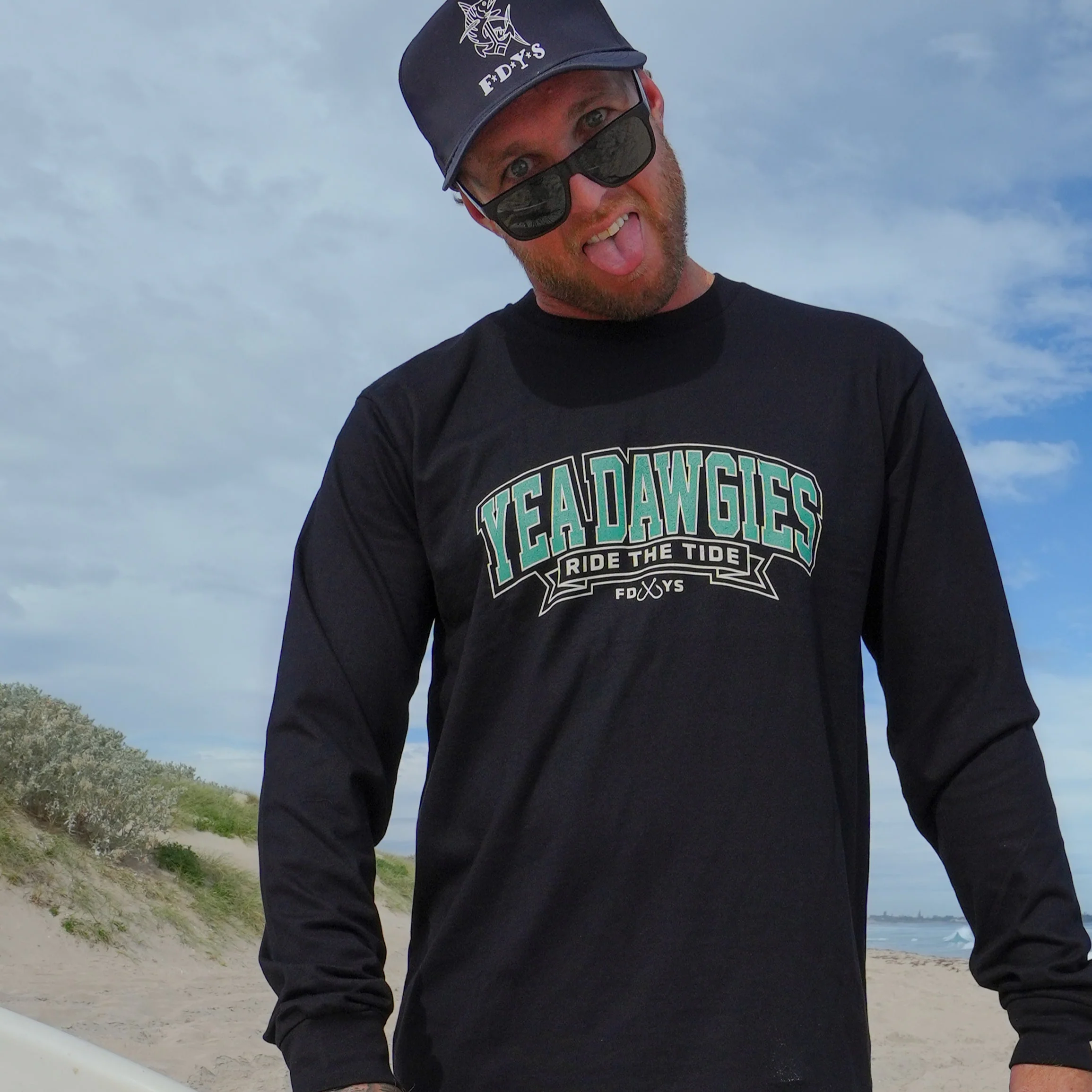 Ride the Tide Long Sleeve - Black
