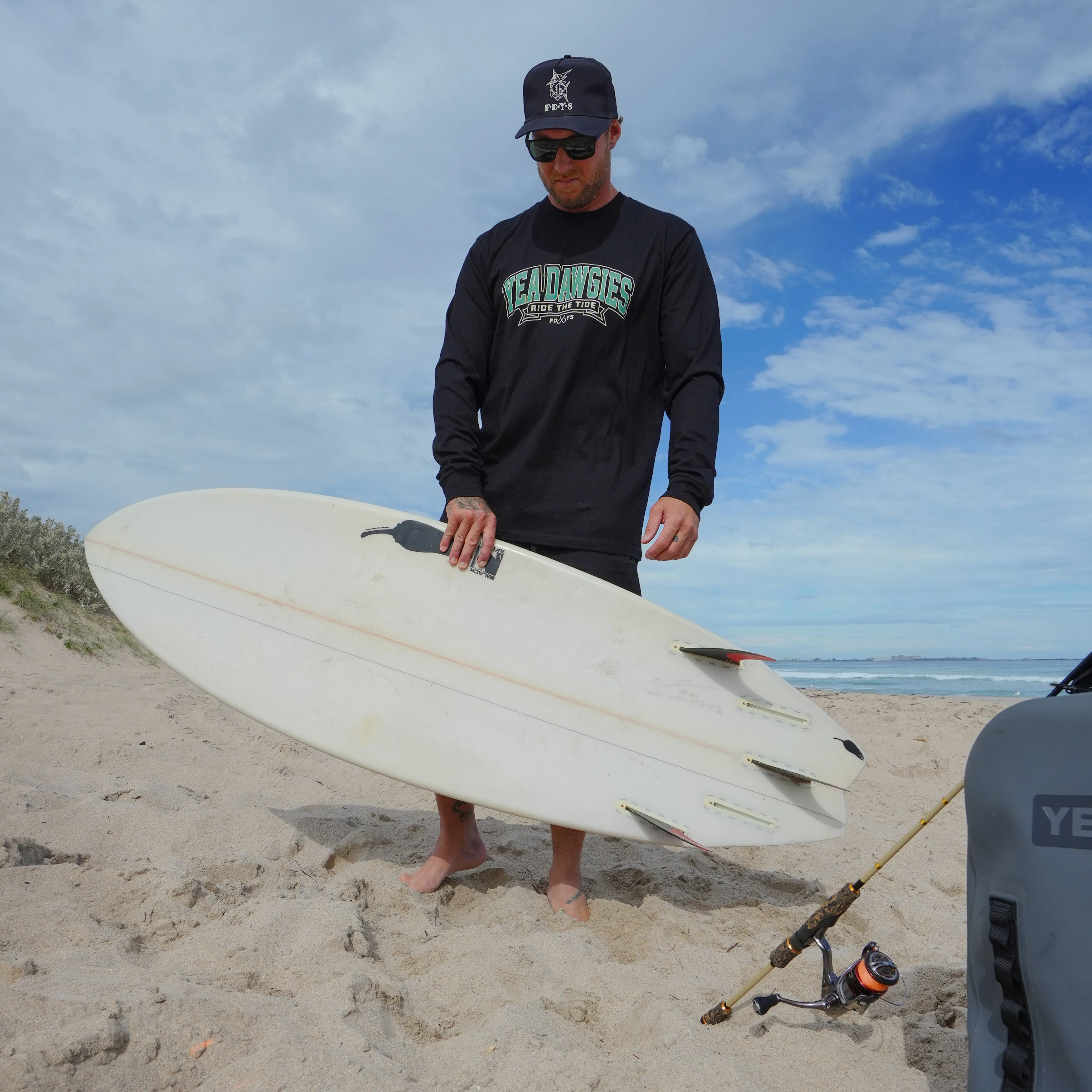 Ride the Tide Long Sleeve - Black - Image 2