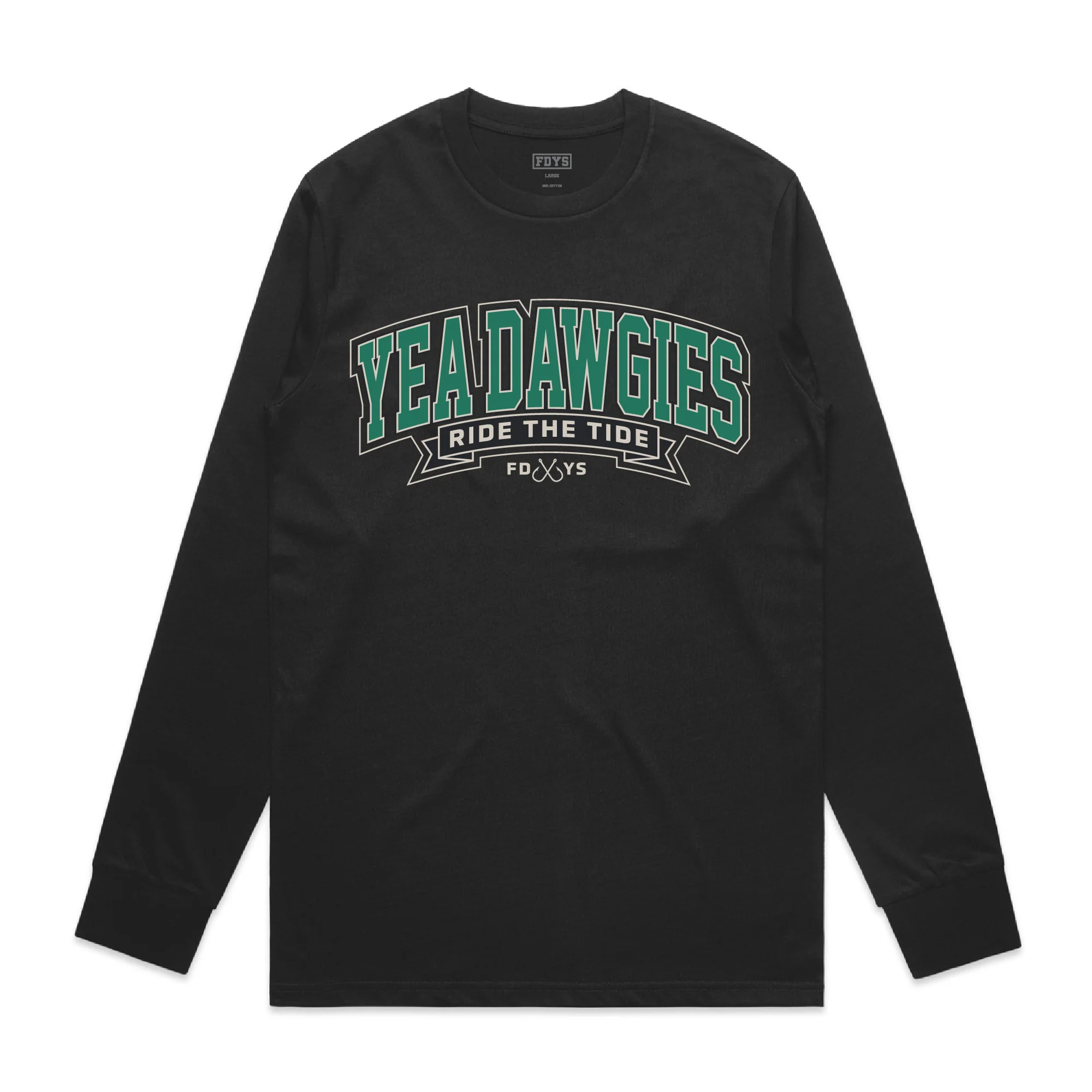 Ride the Tide Long Sleeve - Black - Image 3